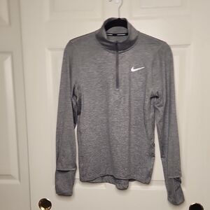 NWT Nike Women's Gray 1/2 Zip Running Top Size XS